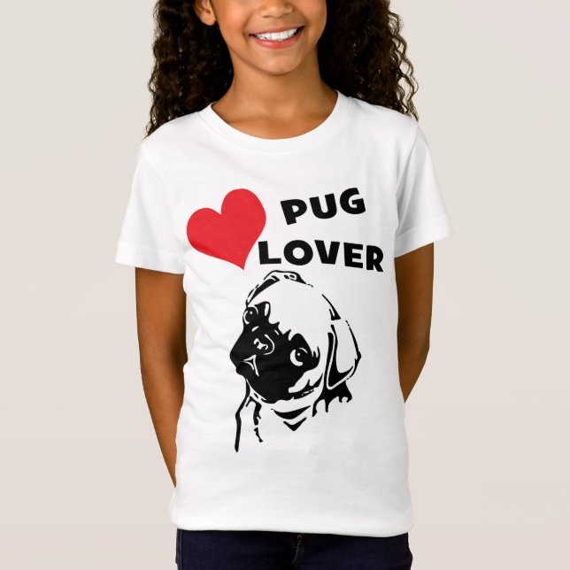 T-Shirt Amour Carlin mignon (Devant)