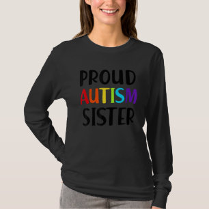 T-shirt Amour Classique Ma Soeur Autisme Jour des frères e