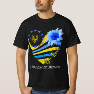 T-shirt Amour Coeur Ukraine Soyez Stable Avec Ukraine Ukra