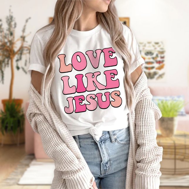 T-shirt Amour Comme Chemise Jésus, Couleurs Confort, Tenda (Créateur téléchargé)