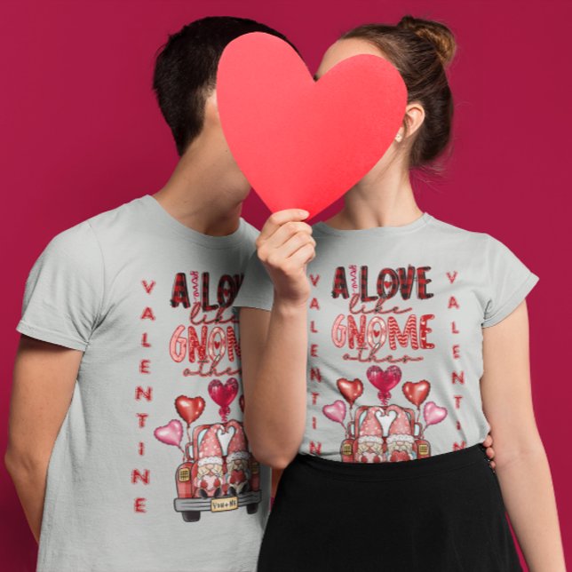 T-shirt Amour Comme Gnome Autre Couple Doux Valentine (Love Like Gnome Other Sweet Couple Valentine T-Shirt)