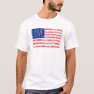 T-shirt Amour Compassion Gentillesespérance Générosité