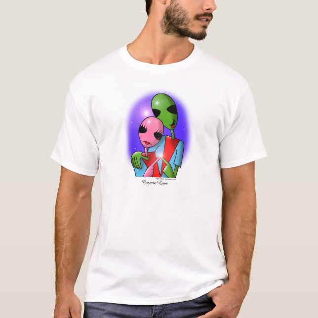 T-shirt Amour cosmique par Gregory Gallo (Devant)