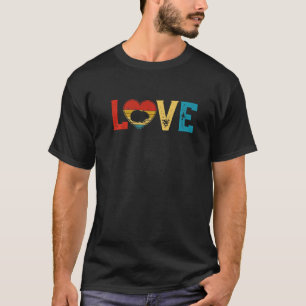 T-shirt Amour Cute Hamster Amoureux Animaux Coeur Saint-Va