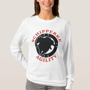T-shirt Amour d'agilité de Schipperke