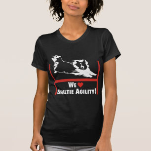 T-shirt Amour d'agilité de Sheltie