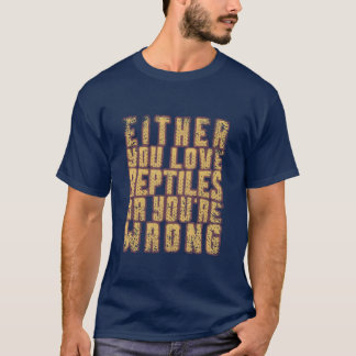 T-shirt Amour d'animal de compagnie Reptile Lézard Geko ga