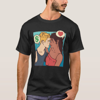 T-shirt Amour d'argent Relation Travail acharné Propriétai