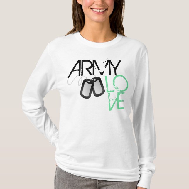T-shirt Amour d'armée (Devant)