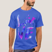 Amour Daschund Doie Weiner Aquarelle Blue Chien Ma