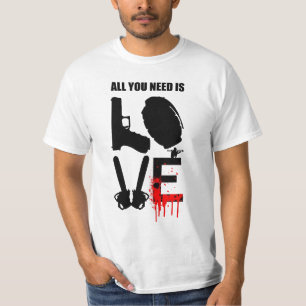 T-shirt Amour de bazooka