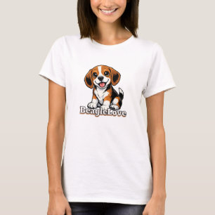 T-shirt Amour de Beagle Amoureux de Chiens