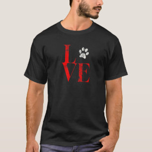 T-shirt Amour de bébé fourrure de chien et de chat