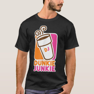 T-shirt Amour de café de junkie Dunkie drôle de dicton de 