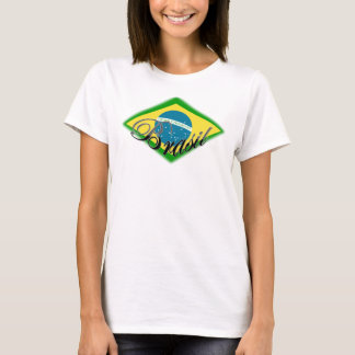 T-shirt amour de capoeira de samba du Brésil Brésil de