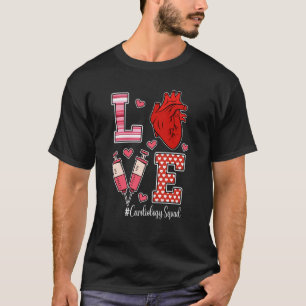 T-shirt Amour de cardiologie Cardiologue Infirmière cardia