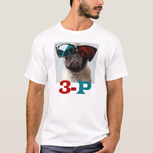 T-shirt AMOUR de CARLIN de 3-P 3D