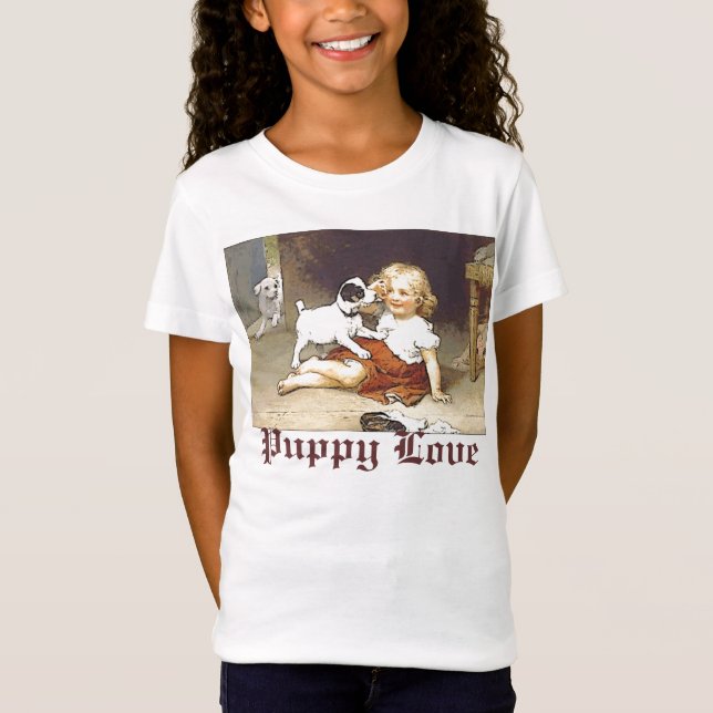 T-Shirt Amour de chiot (Devant)