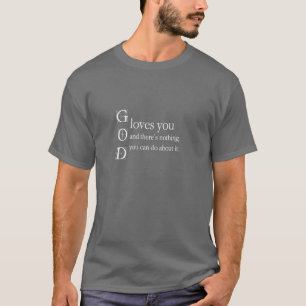 T-shirt Amour de Dieu de Davinci vous chemise