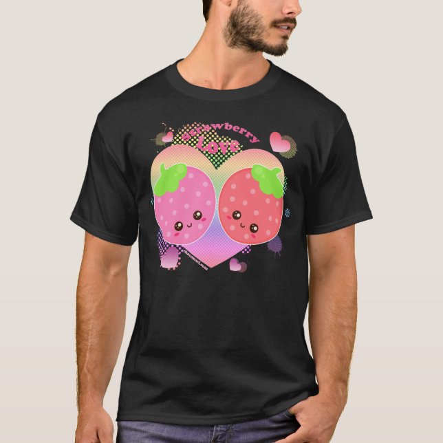 T-shirt Amour de fraise (Devant)