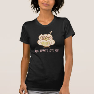 T-shirt Amour de hibou