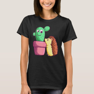 T-shirt Amour de jardinier de hérisson de cactus Cactées J
