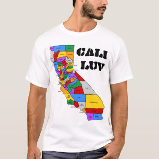 T-shirt amour de la Californie