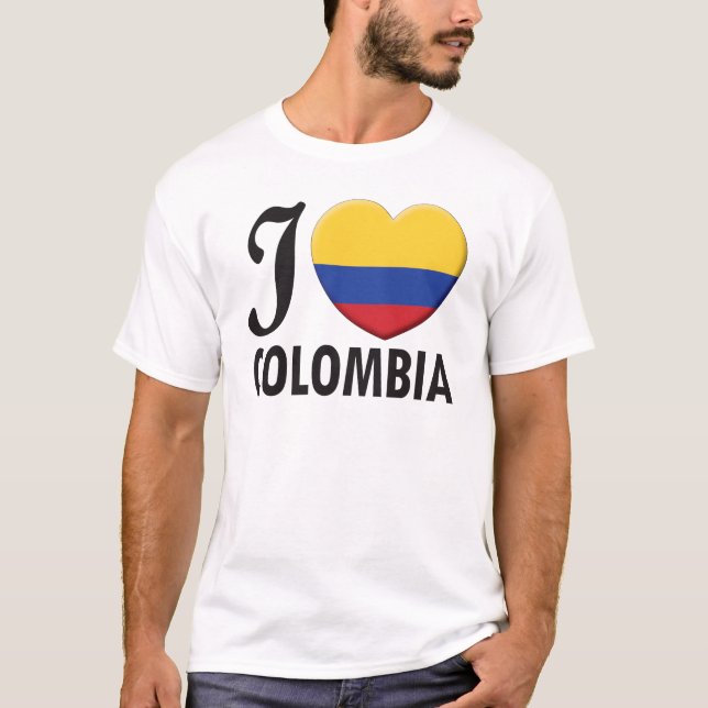 T-shirt Amour de la Colombie (Devant)