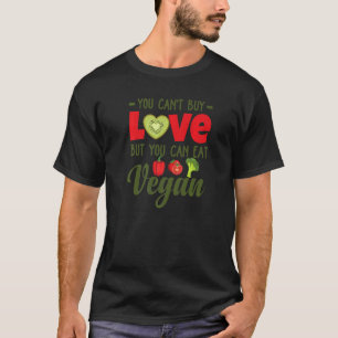 T-shirt Amour de la nourriture végane de qualité supérieur