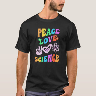 T-shirt AMOUR DE LA PAIX SCIENCE Rétro STEM Professeur Gro