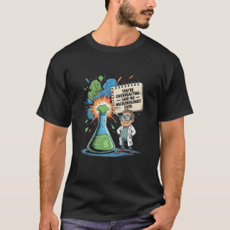 T-shirt Amour de laboratoire de microbiologie professeur d