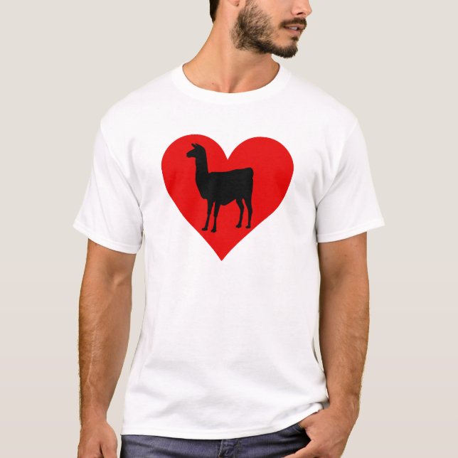 T-shirt Amour de lama (Devant)