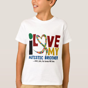 T-shirt Amour de l'AUTISME I mon frère autiste 2