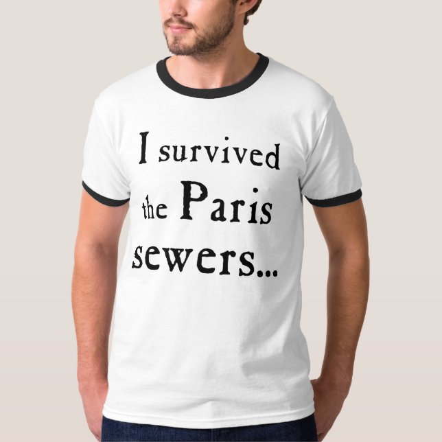 T-shirt Amour de Les Misérables : Chemise d'égouts de (Devant)