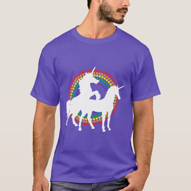 T-SHIRT AMOUR DE LICORNE (Devant)