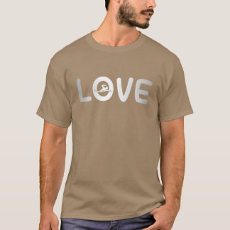 T-shirt amour de natation drôle