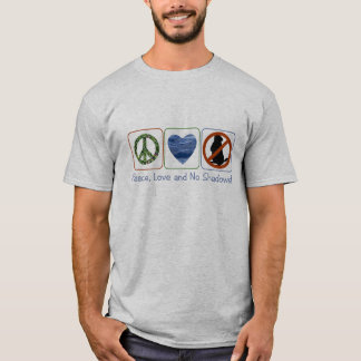 T-shirt Amour de paix et aucunes ombres