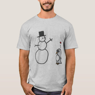 T-shirt Amour de pingouin