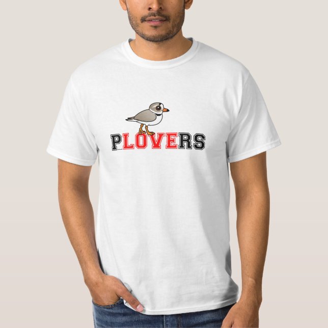 T-shirt Amour de pluviers (Devant)