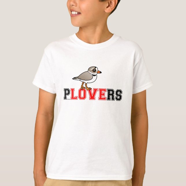 T-shirt Amour de pluviers (Devant)