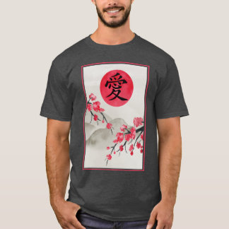 T-shirt Amour de printemps amis Japon