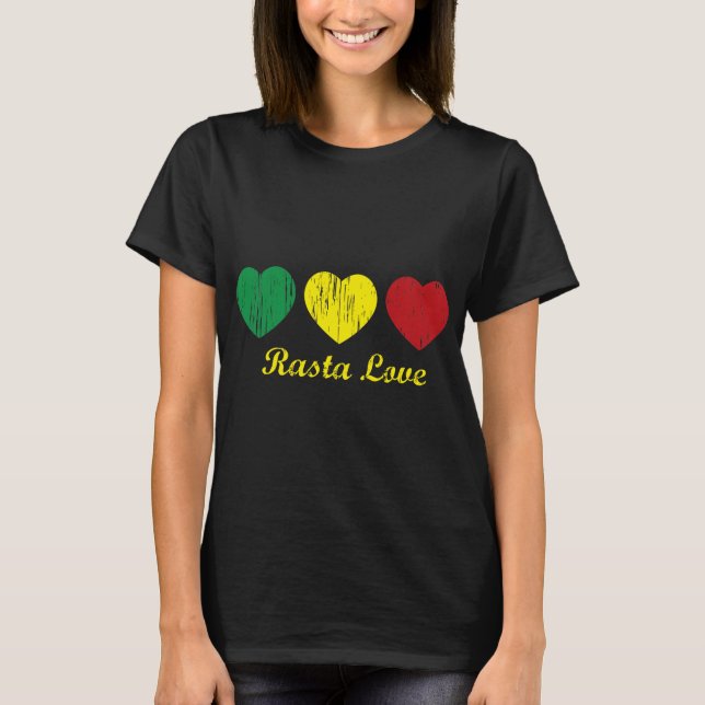 T-shirt Amour de Rasta (Devant)