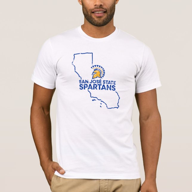 T-shirt Amour de Spartans d'état de San Jose (Devant)