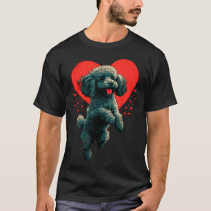 T-shirt Amour de Teckel Jouet Cœur Pour la Saint-Valentin