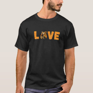 T-shirt Amour de Tigre Chat Sauvage Prédateur Roi Chat Tig