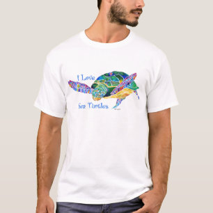 T-shirt Amour de tortue de mer une tortue
