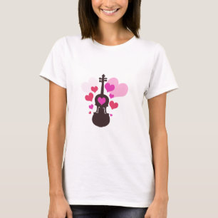 T-shirt Amour de violon