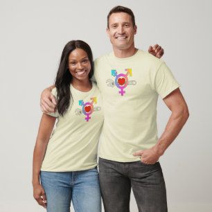 T-shirt Amour d'éclairage pour toute la chemise