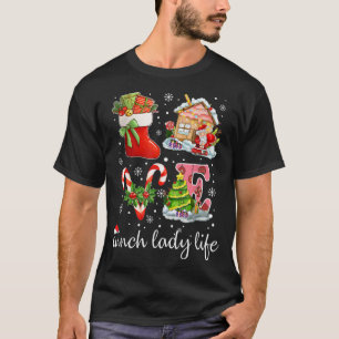 T-shirt Amour Déjeuner Lady Life & Cafeteria Flocon de nei