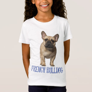 T-Shirt Amour des filles bleues de Chien à Chien à Chien